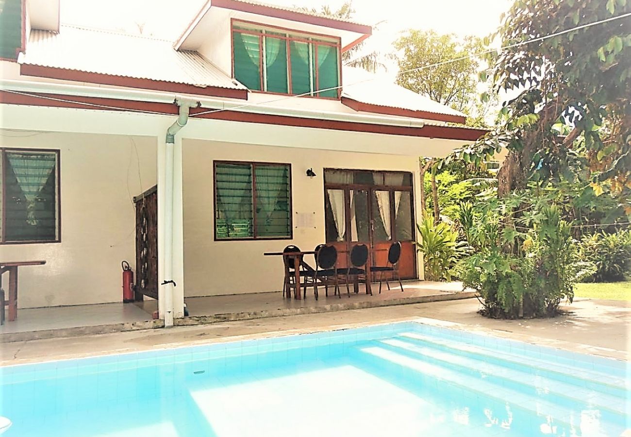 Maison à Fare - HUAHINE - Fare Ninamu Pool n°2 + Voiture