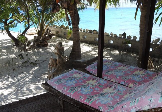 Bungalow à Avatoru - RANGIROA -  Fare Blue spot family