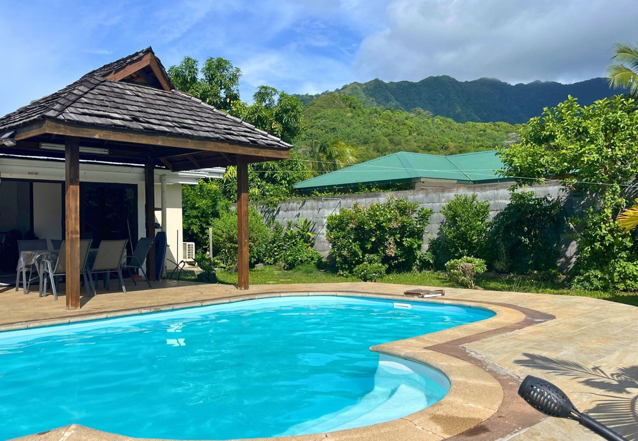 House in Maharepa - MOOREA - Hitiarii Pool House